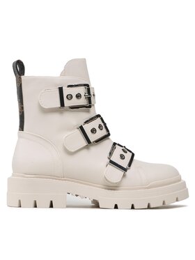 Guess Guess Čizme FL7OBI LEA10 Écru