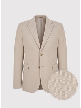 Pako Lorente Pako Lorente Marynarka P25SF-3X-011 Beżowy Slim Fit