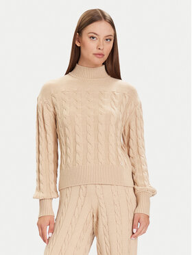 Guess Guess Golfas W5BR30 Z1192 Smėlio Relaxed Fit