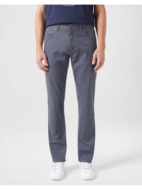 Wrangler Wrangler Spodnie materiałowe GREENSBORO Szary Regular Fit