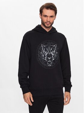 Plein Sport Plein Sport Bluza Tiger PACC MJB3021 SJO001N Czarny Regular Fit