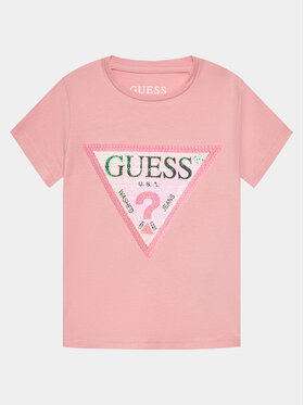 Guess Guess Póló K4RI31 K6YW1 Rózsaszín Regular Fit