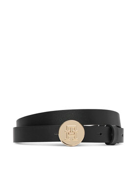 Tommy Hilfiger Tommy Hilfiger Ζώνη Th Penny 2.0 AW0AW19295 Μαύρο