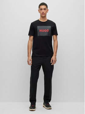 Hugo Majica Dulive222 50467952 Črna Regular Fit