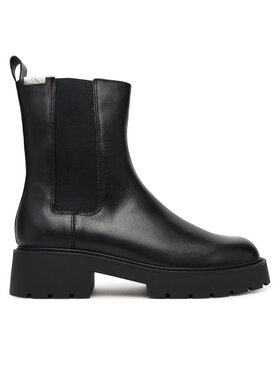 Calvin Klein Jeans Calvin Klein Jeans Ghete Jodhpur Combat Mid Chelsea Boot Hw Lth YW0YW01869 Negru