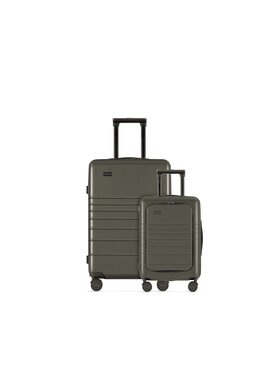 Eternitive Eternitive Komplet walizek E3 Zielony
