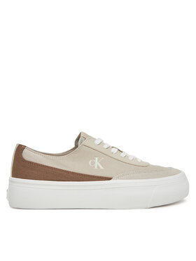 Calvin Klein Jeans Calvin Klein Jeans Tossud Vulc Flatform Low Cv Mix Mg YW0YW01770 Beež