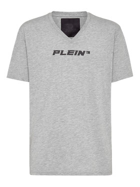 PHILIPP PLEIN PHILIPP PLEIN T-Shirt 6535 Szary Regular Fit