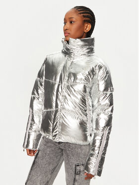 Frieda & Freddies Frieda & Freddies Prijelazna jakna 3743 Srebrna Regular Fit