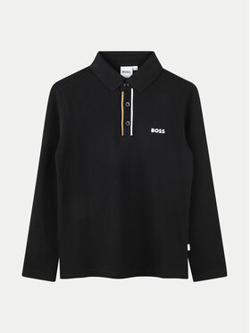 BOSS Boss Tricou polo J51175 D Negru Regular Fit