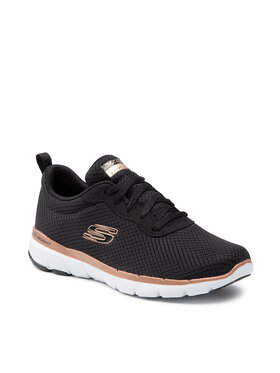 Skechers Skechers Boty Flex Appeal 3.0 13070/BKRG Černá