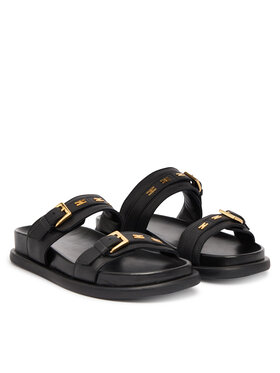 Elisabetta Franchi Elisabetta Franchi Pantoletten F4A2-E0601-0092 D Schwarz