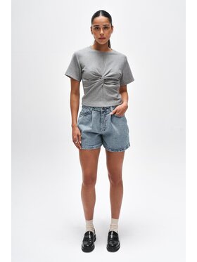BENU BENU Szorty jeansowe SPODENKI JEANSOWE DAMSKIE Niebieski Regular Fit