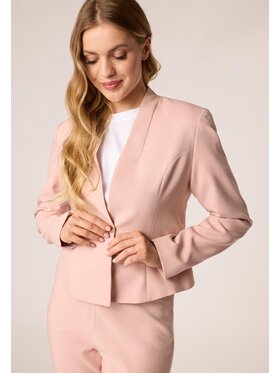 QUIOSQUE QUIOSQUE Marynarka 8UB002 Różowy Regular Fit