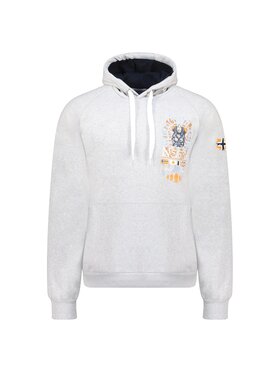 Geographical Norway Geographical Norway Bluza WZ3016H/GN-Blended Grey Szary Regular Fit