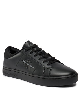 Calvin Klein Jeans Calvin Klein Jeans Sneakersy Classic Cupsole Low Laceup Lth YM0YM00864 Czarny