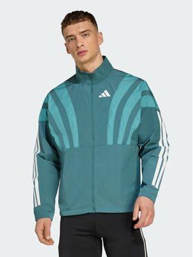 adidas adidas Kurtka do biegania Adizero Archive Zielony Regular Fit