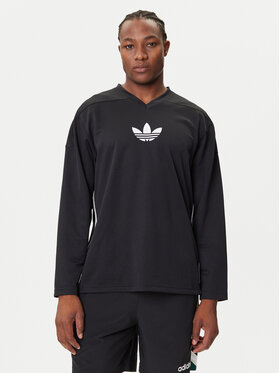 adidas adidas Longsleeve adicolor Mesh JY1307 Czarny Regular Fit