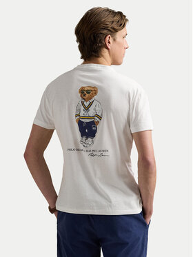 Polo Ralph Lauren Polo Ralph Lauren T-Shirt 710969631001 Biały Custom Slim Fit