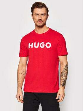 Hugo Hugo Marškinėliai Dulivio 50467556 Raudona Regular Fit
