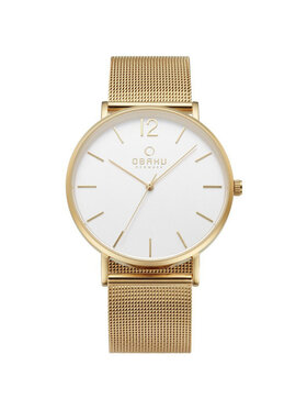 Obaku Obaku Hodinky V197GXGWMG1 Zlatá