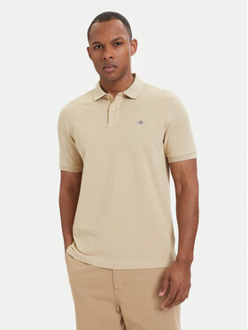 Gant Gant Tricou polo Shield  2210 Bej Regular Fit