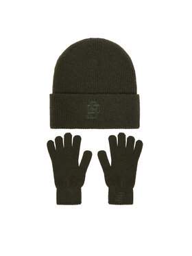 Jack & Jones Jack & Jones Σετ σκούφος και γάντια 12264109 Πράσινο