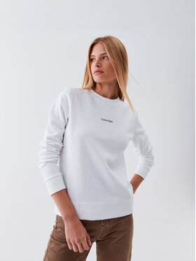 Calvin Klein Calvin Klein Sweatshirt Micro Logo K20K205453 Weiß Regular Fit