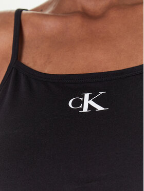 Calvin Klein Swimwear Haljina Za Svaki Dan KW0KW02093 Crna Slim Fit