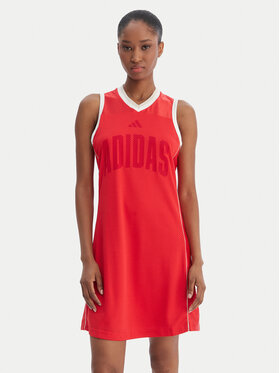 adidas adidas Ежедневна рокля Stadium KC4998 Червен Slim Fit