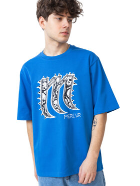 Mercur Mercur T-Shirt Spike Niebieski Comfortable Fit