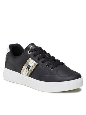 Tommy Hilfiger Tommy Hilfiger Superge Court With Webbing FW0FW07106 Mornarsko modra