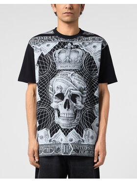 PHILIPP PLEIN PHILIPP PLEIN T-Shirt 31087 Černá Regular Fit