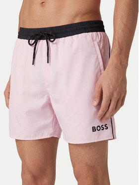 BOSS BOSS Szorty kąpielowe Starfish 50514429 Różowy jasny Regular Fit