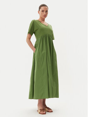 Weekend Max Mara Weekend Max Mara Sukienka codzienna Brozno 2515621082 Zielony Relaxed Fit