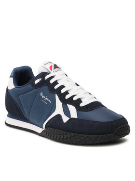 Pepe Jeans Pepe Jeans Sneakersy Holland Serie 1 PMS30758 Granatowy