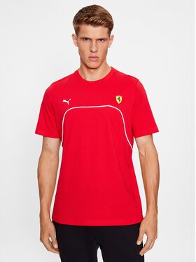 Puma Puma Majica Ferrari Race 620946 Rdeča Regular Fit