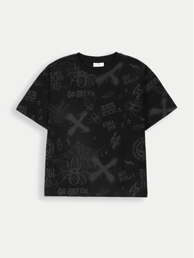 Coccodrillo Coccodrillo T-shirt ZC4143202GBJ Crna Regular Fit