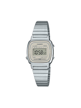 Casio Casio Hodinky Vintage Mini LA670WEA-8AEF Strieborná