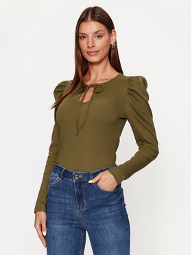 Vero Moda Vero Moda Blúzka 10296235 Zelená Tight Fit