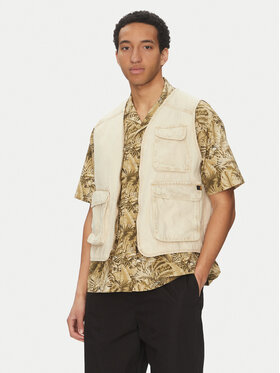 Alpha Industries Alpha Industries Kamizelka Canvas Acid Vest 156140 Kremowy Loose Fit