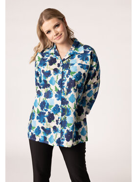 QUIOSQUE QUIOSQUE Bluzka Quiosque 2UI007811 Niebieski Regular Fit