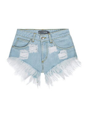 MissDenim MissDenim Szorty jeansowe Low Waist Niebieski Regular Fit