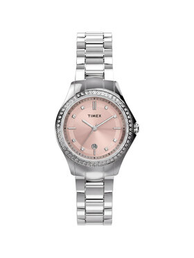 Timex Timex Zegarek TW6A05800 Srebrny