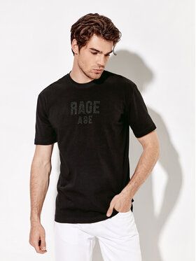 Rage Age Rage Age T-shirt Bling Crna Relaxed Fit