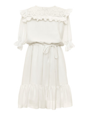 SLY SLY Sukienka 3SM-23 Écru Comfortable Fit