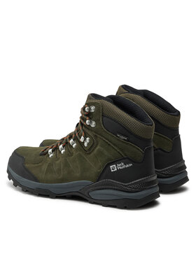 Jack Wolfskin Trekking čevlji Refugio Texapore Mid M 4049841 Khaki