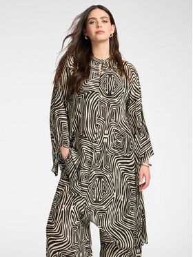 Elena Mirò Elena Mirò Blusa 2010Z000061N001 Nero Regular Fit