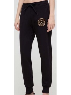 Versace Jeans Couture Versace Jeans Couture Spodnie dresowe 76HAAT02 CF01T G89 Czarny Regular Fit
