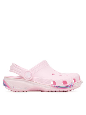 Crocs Crocs Klapki Classic Star Sparkle Shaker Clog 211620 Różowy